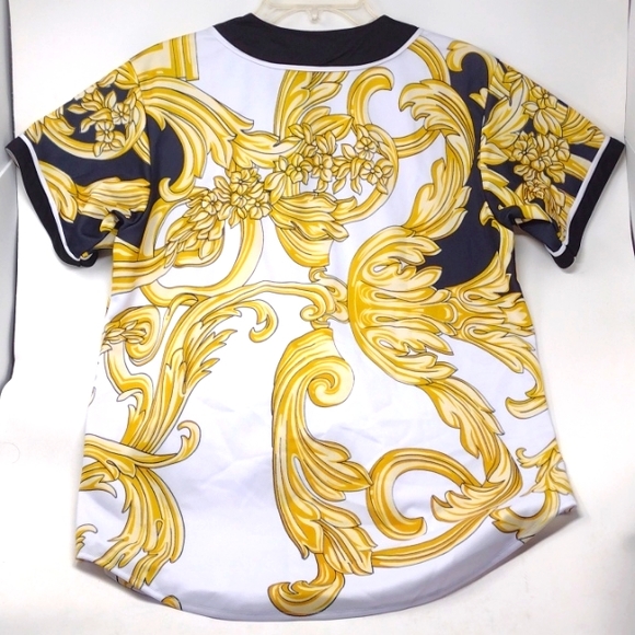 PIZOFF Men's Arc Bottom Baseball Jersey - Picture 4 of 9